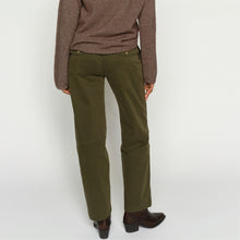 Indlæs billede til gallerivisning MOS MOSH Aymen Len Pant Ankle Olive Night

