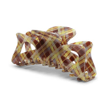 Indlæs billede til gallerivisning SUI AVA Bow Tartan Giga Brown/Yellow

