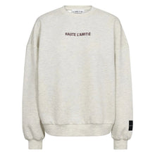 Indlæs billede til gallerivisning HAUTE L'AMITIE Back Print Studio Sweat Pearl Melange
