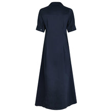 Indlæs billede til gallerivisning NEO NOIR Baia Poplin Dress Navy
