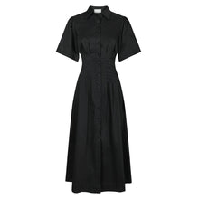Indlæs billede til gallerivisning NEO NOIR Baia Poplin Dress Sort
