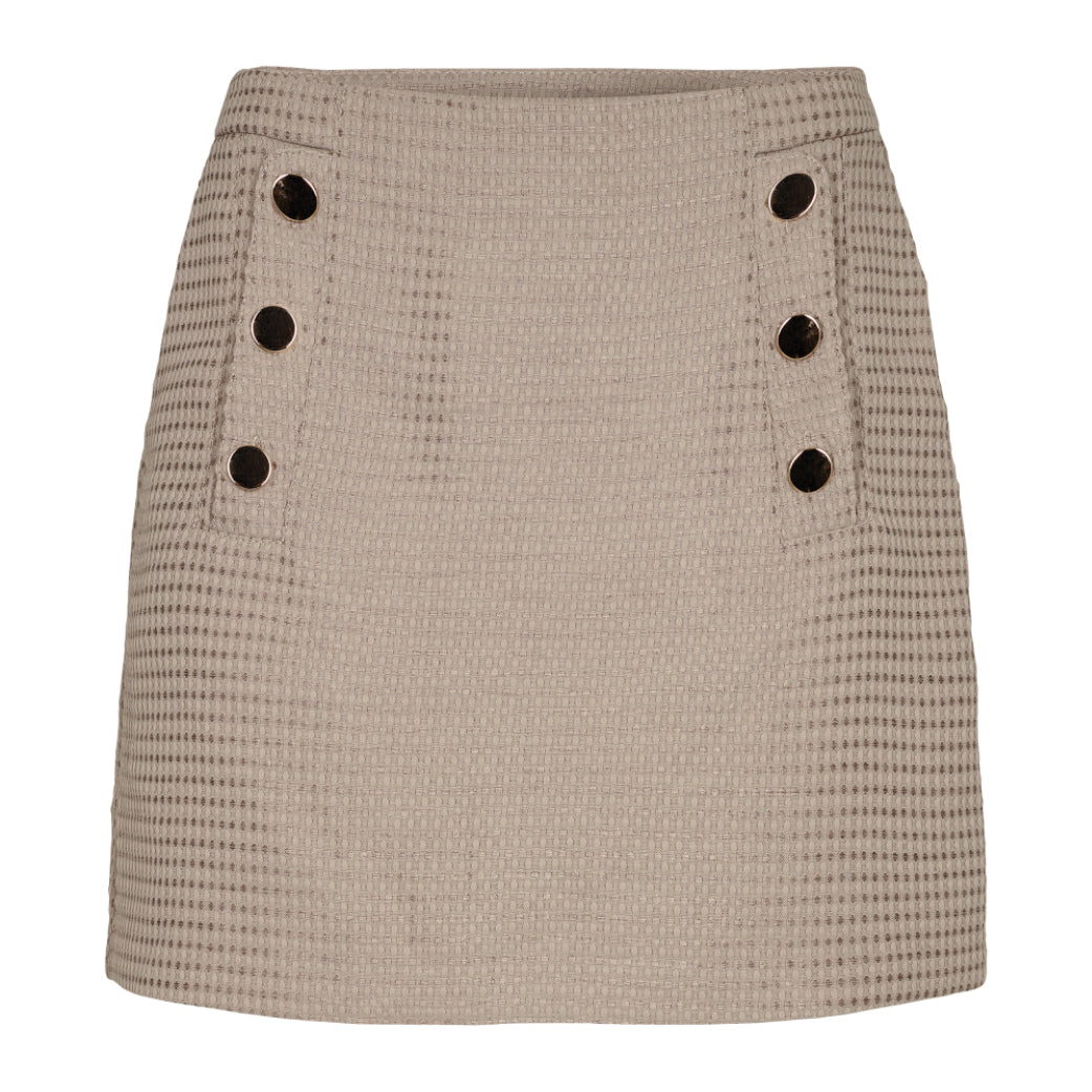 CO' COUTURE Baya Mini Skirt Walnut