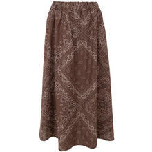 Indlæs billede til gallerivisning BLACK COLOUR Bcabbie Skirt Coffee Paisley
