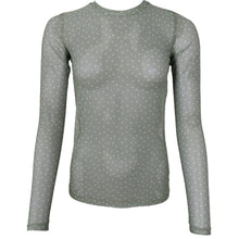 Indlæs billede til gallerivisning BLACK COLOUR Bcanne Mesh Blouse Green Dot
