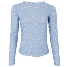 Indlæs billede til gallerivisning BLACK COLOUR Bcannie Mesh Blouse Light Blue Dot
