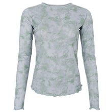 Indlæs billede til gallerivisning BLACK COLOUR Bcannie Shimmer Green Mesh Blouse
