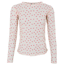 Indlæs billede til gallerivisning BLACK COLOUR Bcannie Mesh Blouse Red Dot
