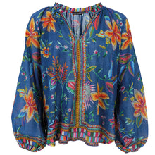 Indlæs billede til gallerivisning BLACK COLOUR Bcart Blouse Denim Blue
