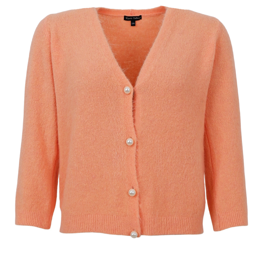 BLACK COLOUR Bcbella Pearl Knit Cardigan Apricot