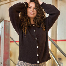 Indlæs billede til gallerivisning BLACK COLOUR Bcbella Knit Cardigan Coffee
