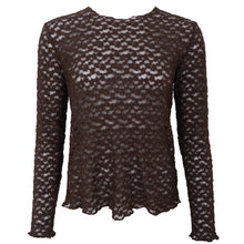 Indlæs billede til gallerivisning BLACK COLOUR Bcblair Ls Lace Blouse Coffee
