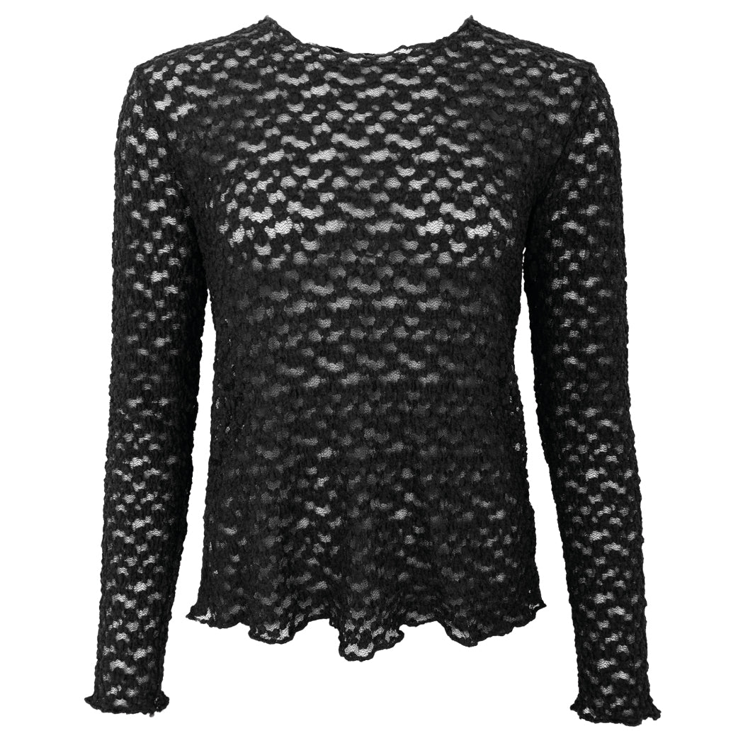 BLACK COLOUR Bcblair Ls Lace Blouse Black
