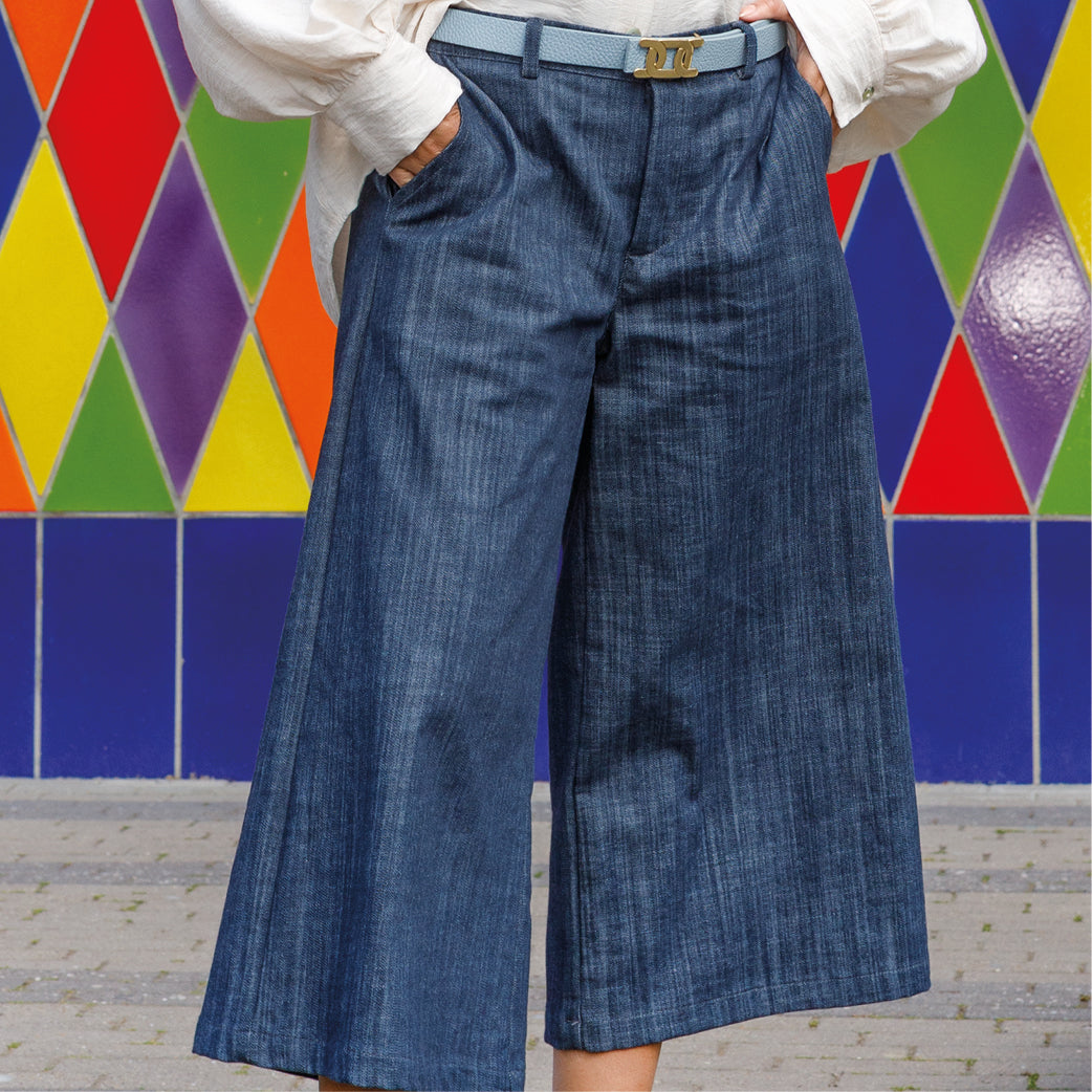 BLACK COLOUR Bcbox Culotte Pant Navy Denim