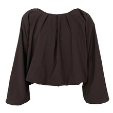 Indlæs billede til gallerivisning BLACK COLOUR Bcdavina Balloon Blouse Coffee
