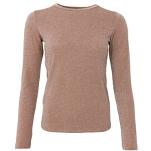 Indlæs billede til gallerivisning BLACK COLOUR Bcfaye Lurex Blouse Golden Taupe
