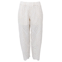 Indlæs billede til gallerivisning BLACK COLOUR Bcfrey Barrel Lace Pant Creme

