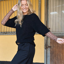 Indlæs billede til gallerivisning BLACK COLOUR Bcjennie Dotted Mesh Blouse Nougat
