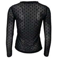 Indlæs billede til gallerivisning BLACK COLOUR Bcjennie Dotted Mesh Blouse Sort
