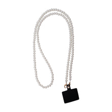 Indlæs billede til gallerivisning BLACK COLOUR Bclori Beaded Phone Chain Hvid
