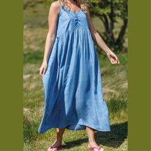 Indlæs billede til gallerivisning BLACK COLOUR Bclyra Strap Dress Denim Blue
