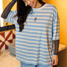 Indlæs billede til gallerivisning BLACK COLOUR Bcmadelyn Big Tee Light Blue
