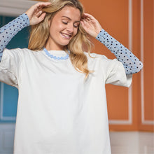 Indlæs billede til gallerivisning BLACK COLOUR Bcmay Big Tee Off White
