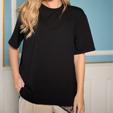 Indlæs billede til gallerivisning BLACK COLOUR Bcmay Big Tee Sort
