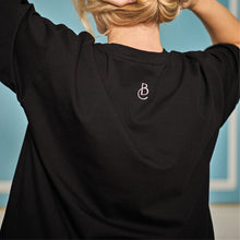 Indlæs billede til gallerivisning BLACK COLOUR Bcmay Big Tee Sort
