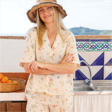 Indlæs billede til gallerivisning BLACK COLOUR Bcmelina Linen Blouse Flower
