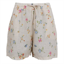 Indlæs billede til gallerivisning BLACK COLOUR Bcmelina Linen Shorts Flower

