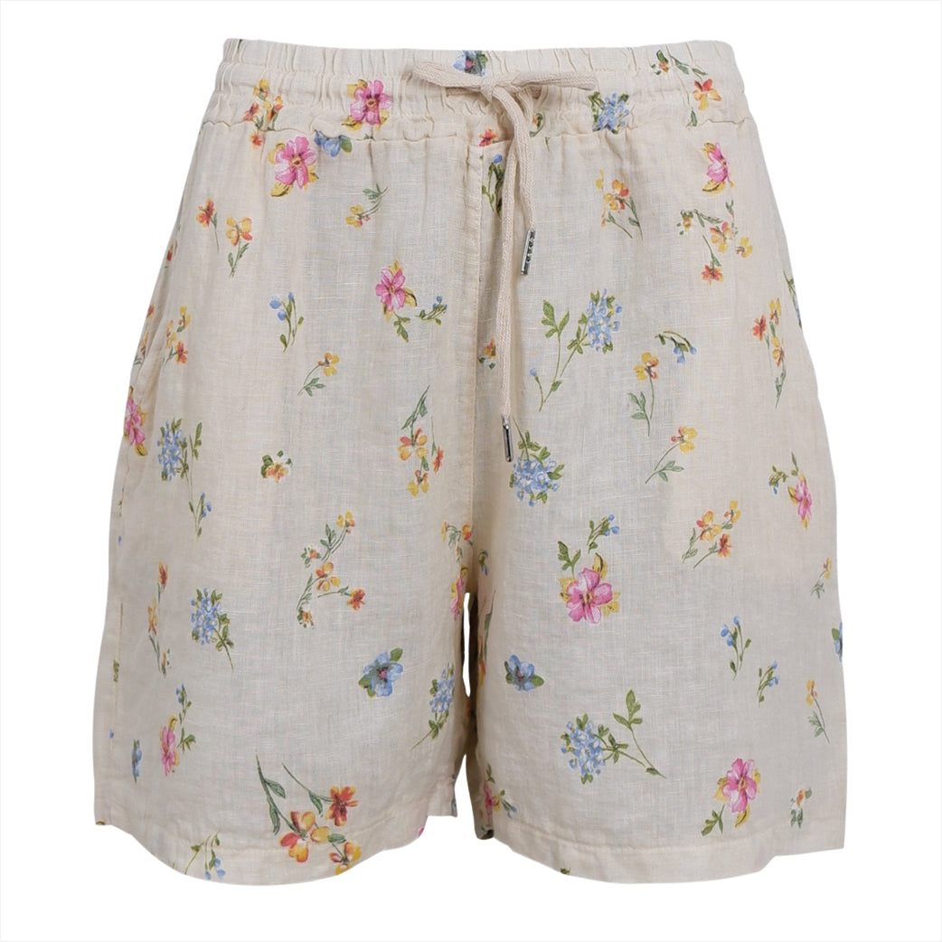BLACK COLOUR Bcmelina Linen Shorts Flower