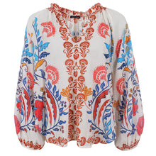 Indlæs billede til gallerivisning BLACK COLOUR Bcpeacock Blouse Marsala Red
