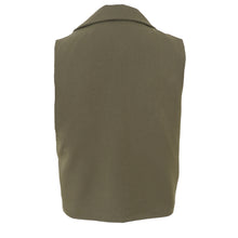 Indlæs billede til gallerivisning BLACK COLOUR Bcrena Wrap Vest Army
