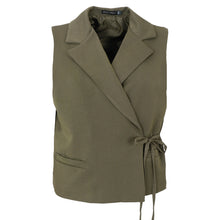 Indlæs billede til gallerivisning BLACK COLOUR Bcrena Wrap Vest Army
