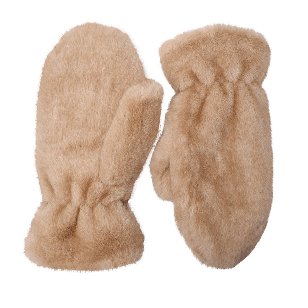 BLACK COLOUR Bcrikkeline Mittens Caramel