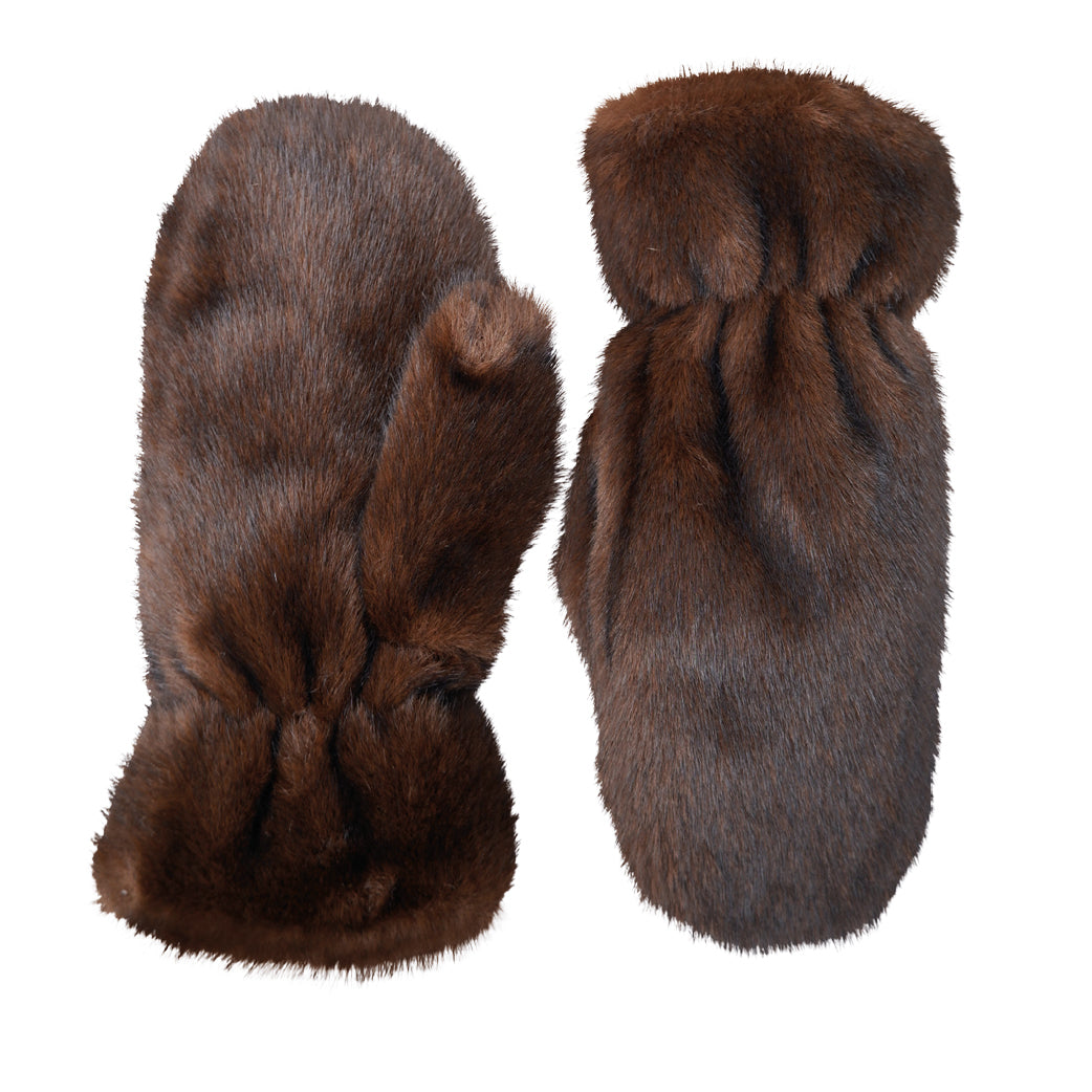 BLACK COLOUR Bcrikkeline Mittens Coffee