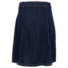 Indlæs billede til gallerivisning BLACK COLOUR Bcrussel Short Wrap Skirt Dark Denim
