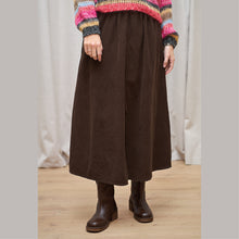 Indlæs billede til gallerivisning BLACK COLOUR Bcvirginia Corduroy Skirt Coffee
