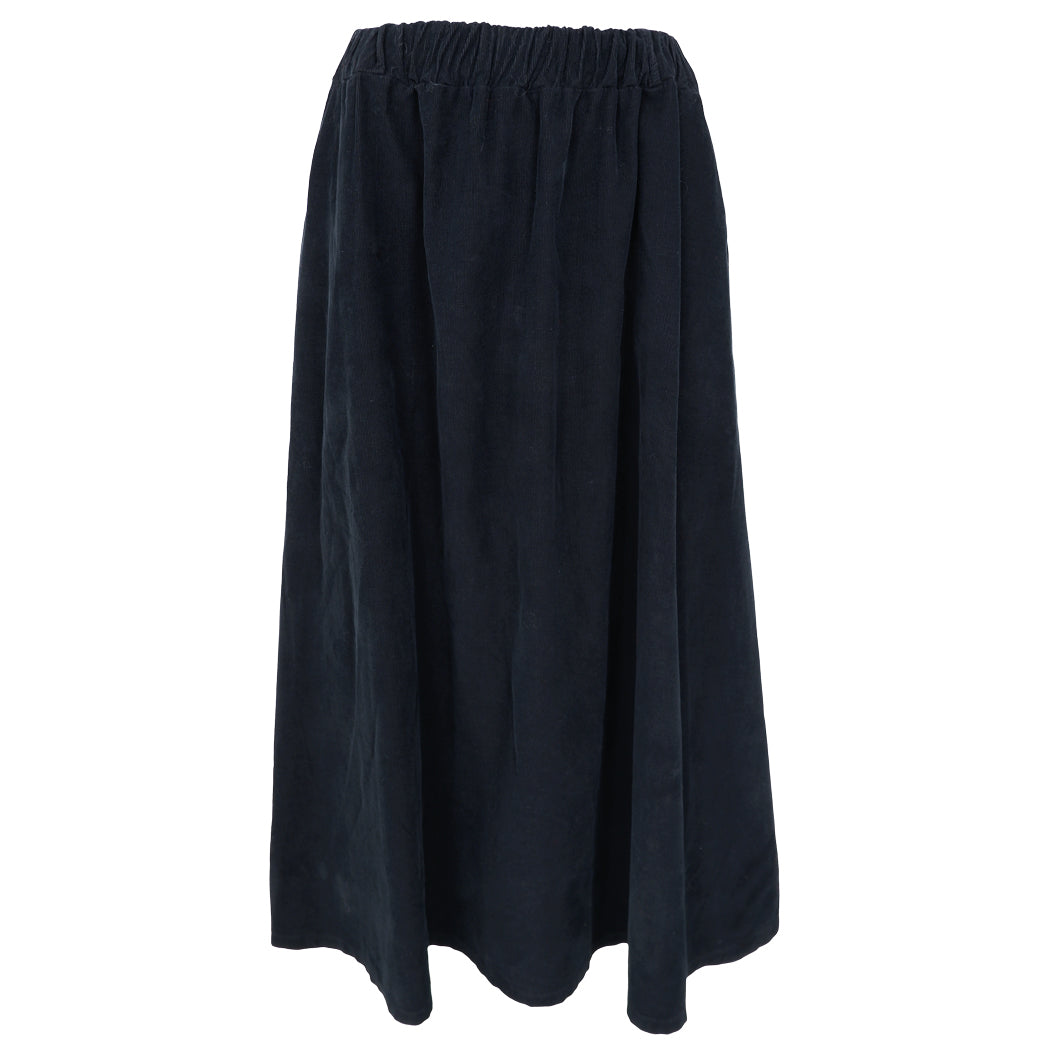 BLACK COLOUR Bcvirginia Corduroy Skirt Sort