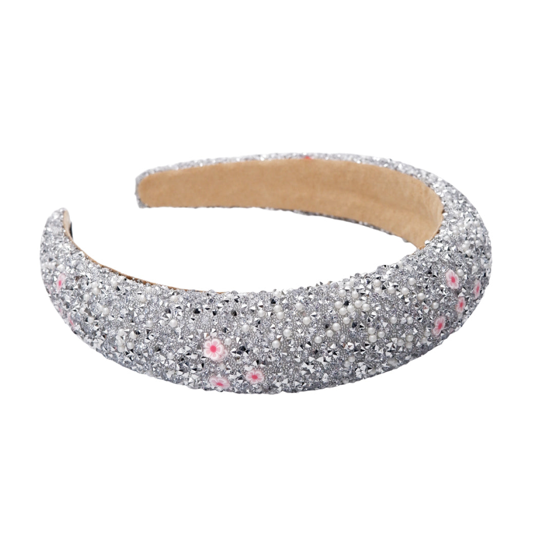 BLACK COLOUR Bcpetra Beaded Headband Silver