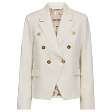Indlæs billede til gallerivisning MOS MOSH Belize Ramie Blazer Hvid
