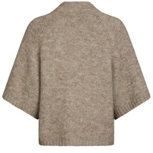 Indlæs billede til gallerivisning NEO NOIR Benuta Fluffy Knit Cardigan Beige Melange
