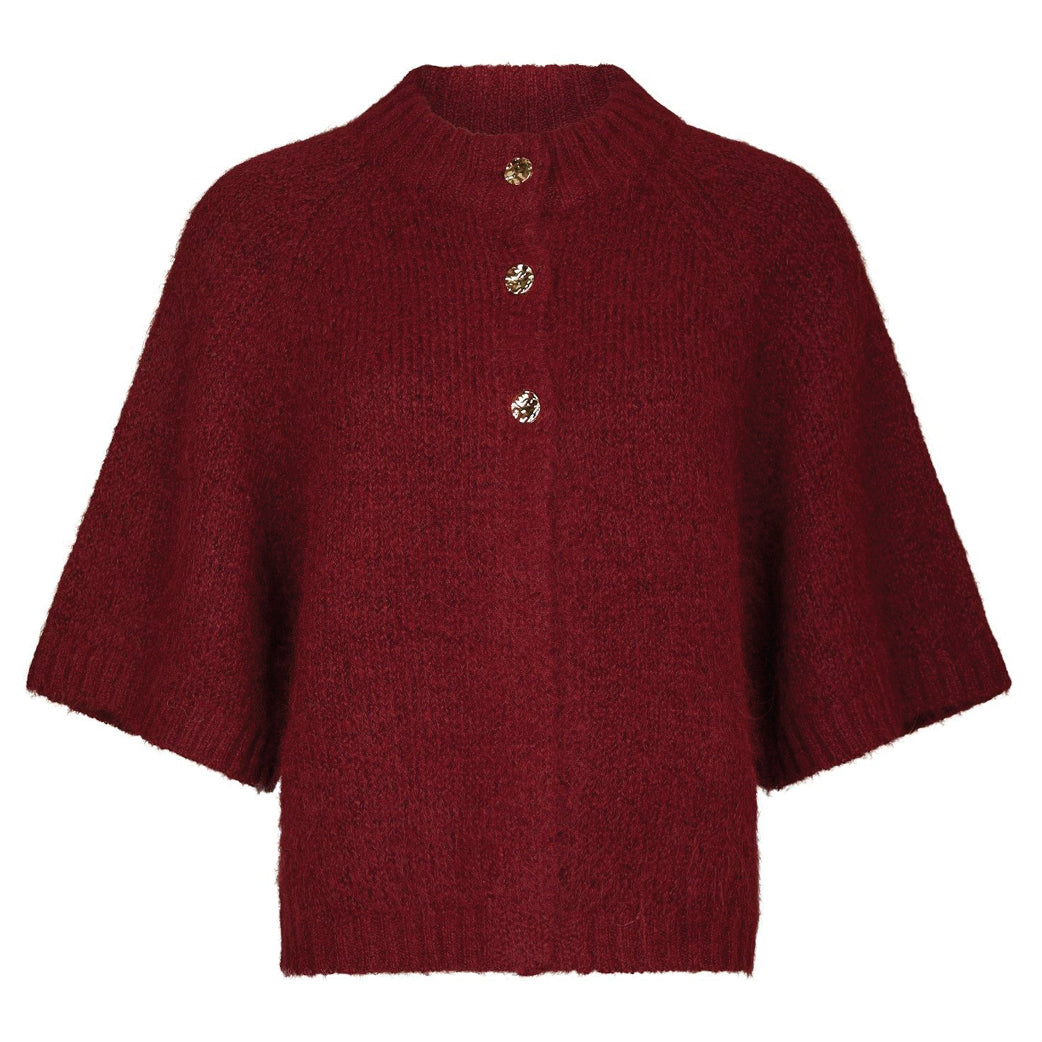 NEO NOIR Benuta Fluffy Cardiagn Dark Red