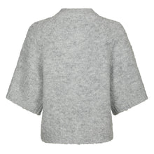 Indlæs billede til gallerivisning NEO NOIR Benuta Fluffy Knit Cardigan Grey Melange
