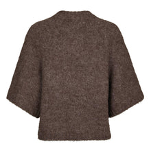 Indlæs billede til gallerivisning NEO NOIR Benuta Fluffy Knit Cardigan Light Brown
