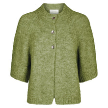 Indlæs billede til gallerivisning NEO NOIR Benuta Fluffy Knit Cardigan Green
