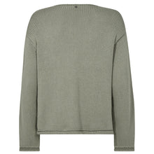 Indlæs billede til gallerivisning MOS MOSH Bine LS V-neck Knit Shadow
