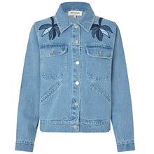 Indlæs billede til gallerivisning LOLLYS LAUNDRY Bird Denim Jacket Washed Denim
