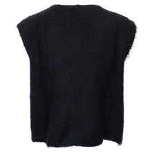 Indlæs billede til gallerivisning BLACK COLOUR Bcbjoerk Knitted Button Vest Black
