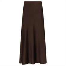 Indlæs billede til gallerivisning NEO NOIR Bovary Skirt Dark Brown
